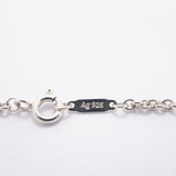 【6jhb0440】ティファニー ネックレス コンケーブクロス シルバー925【中古】レディース