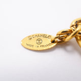 【6jhb0448-k】シャネル ネックレス ヴィンテージ ココマーク 丸型 サークル GPメッキ ゴールド【中古】レディース