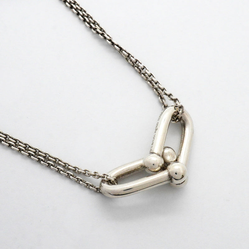 【6jhb0450】ティファニー ネックレス ハードウェア/ダブルリンク シルバー925【中古】レディース