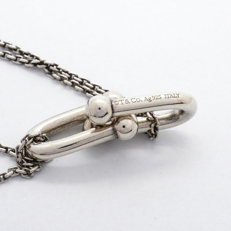 【6jhb0450】ティファニー ネックレス ハードウェア/ダブルリンク シルバー925【中古】レディース