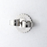 【6jhb0451】ティファニー ピアス Tワン フープ K18WG ホワイトゴールド【中古】レディース