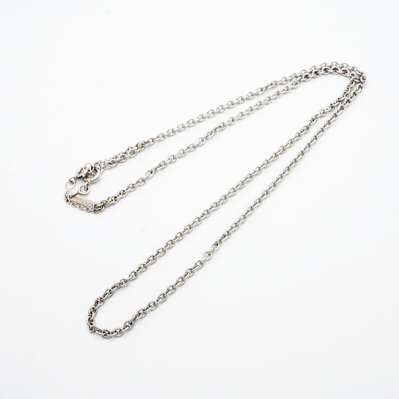 【6jhb0452】カルティエ ネックレス フォルサ チェーン K18WG ホワイトゴールド【中古】レディース