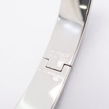 【6jhb0453-k】エルメス バングル クリックHH メタル シルバー グレー【中古】メンズ