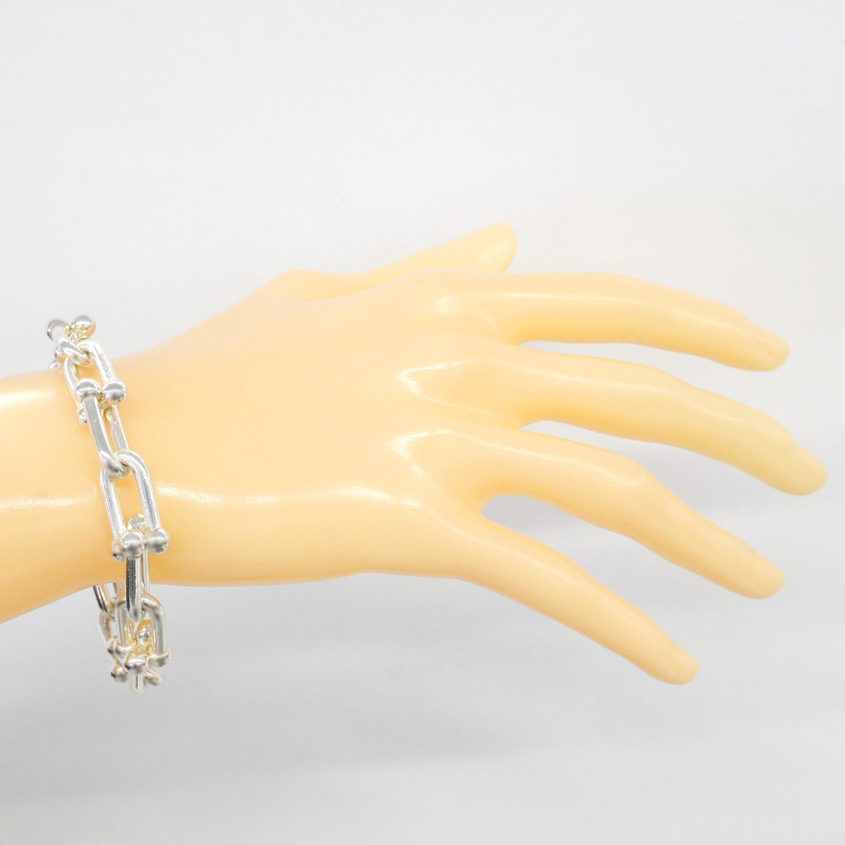 【6jhb0454-k】ティファニー ブレスレット ハードウェア/ラージリンク シルバー925【中古】メンズ レディース ユニセックス