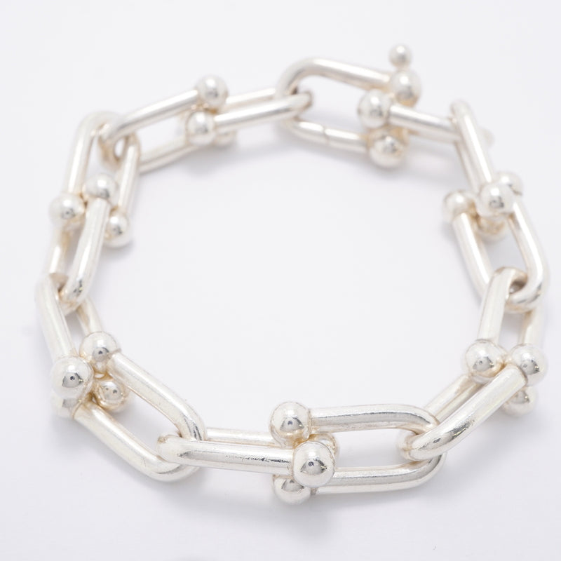 【6jhb0454-k】ティファニー ブレスレット ハードウェア/ラージリンク シルバー925【中古】メンズ レディース ユニセックス