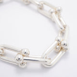 【6jhb0454-k】ティファニー ブレスレット ハードウェア/ラージリンク シルバー925【中古】メンズ レディース ユニセックス