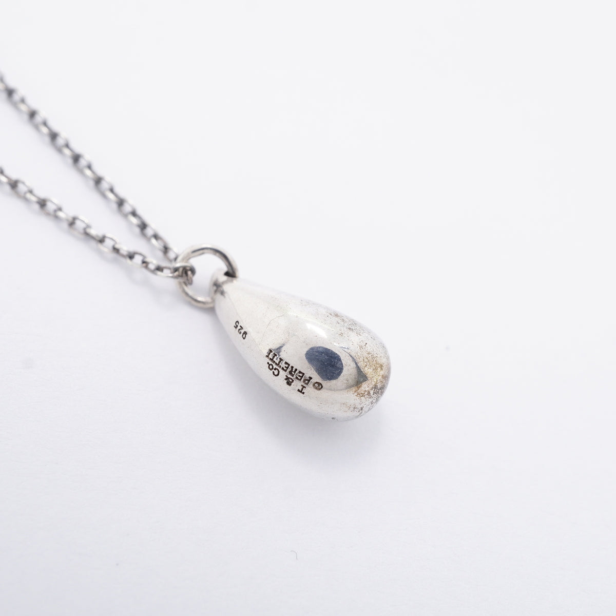 【6jhb0463】ティファニー ネックレス ティアドロップ シルバー925【中古】レディース