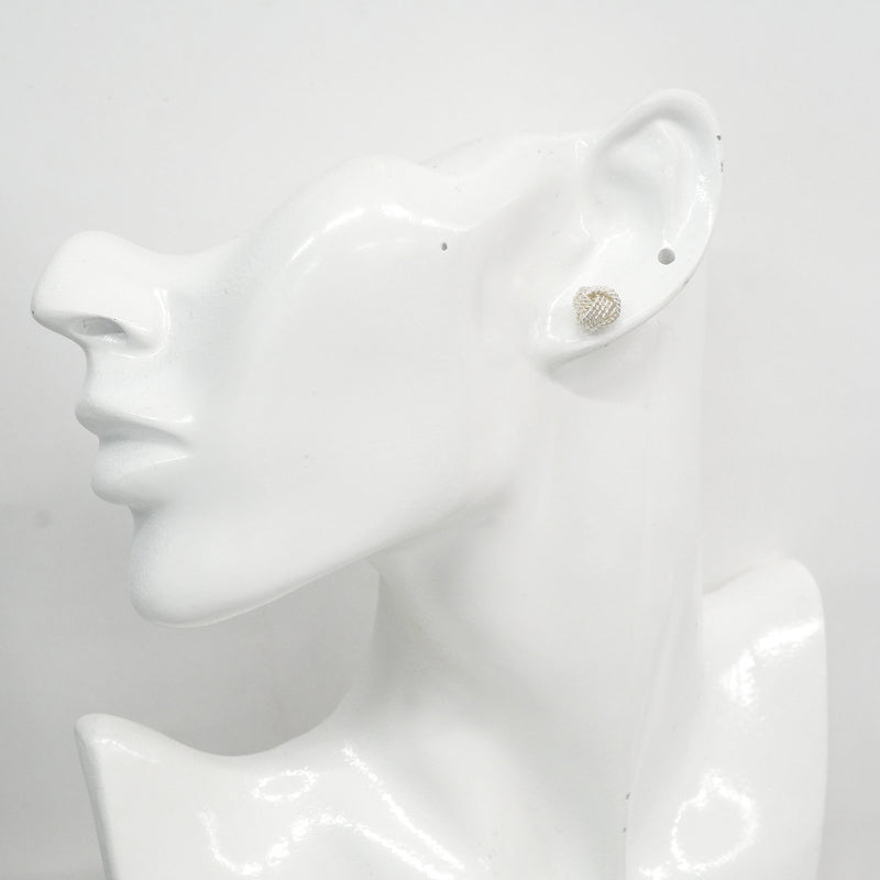 【6jhb0469】ティファニー ピアス サマセット/メッシュ シルバー925【中古】レディース