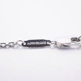 【6jhb0471】ティファニー ネックレス ロック/スモール ハーフダイヤ K18WG ホワイトゴールド ダイヤモンド【中古】レディース