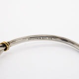 【6jhb0479】ティファニー バングル フック&アイ K18YG イエローゴールド シルバー925【中古】レディース