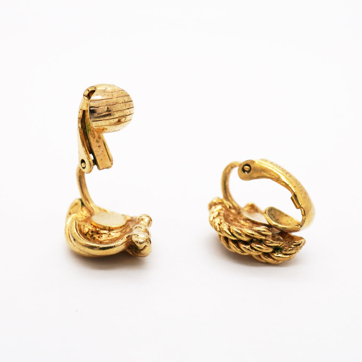 【6jhb0480】クリスチャンディオール イヤリング GPメッキ ゴールド【中古】レディース