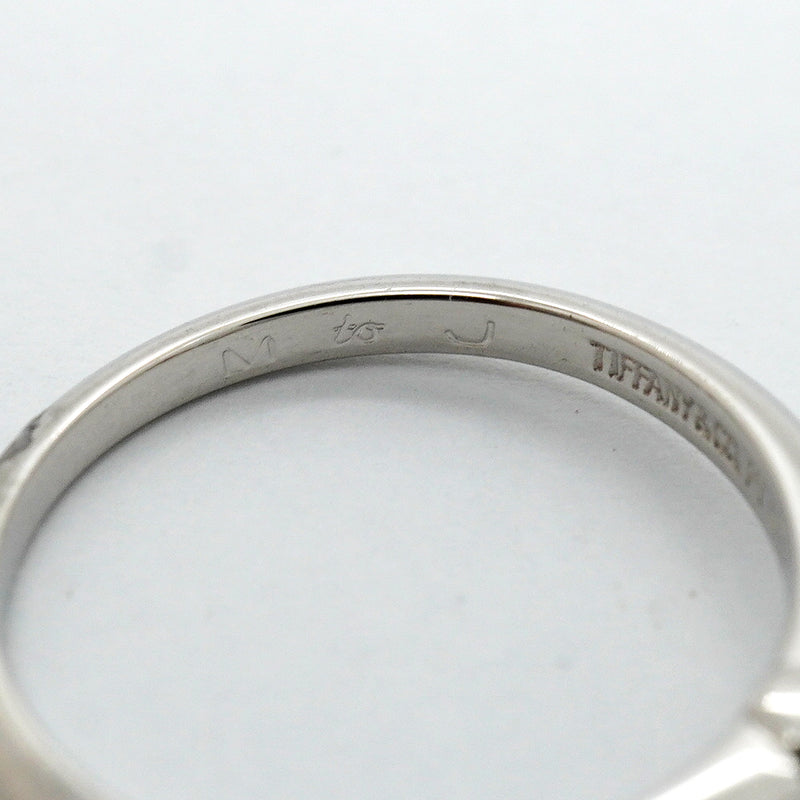 【6jhb0488】ティファニー リング ソリティア 1PD Pt950 プラチナ ダイヤモンド 0.25ct 10.5号【中古】レディース