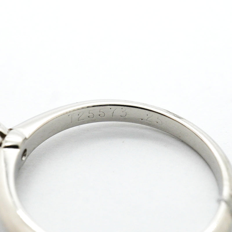 【6jhb0488】ティファニー リング ソリティア 1PD Pt950 プラチナ ダイヤモンド 0.25ct 10.5号【中古】レディース