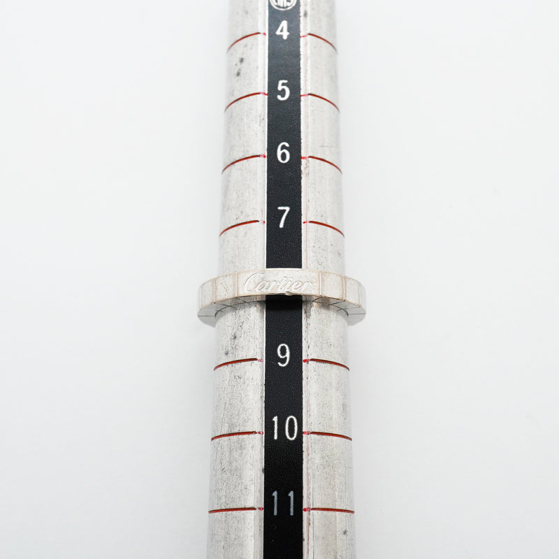 【6jhb0490】カルティエ リング ラニエール K18WG ホワイトゴールド ＃48【中古】レディース