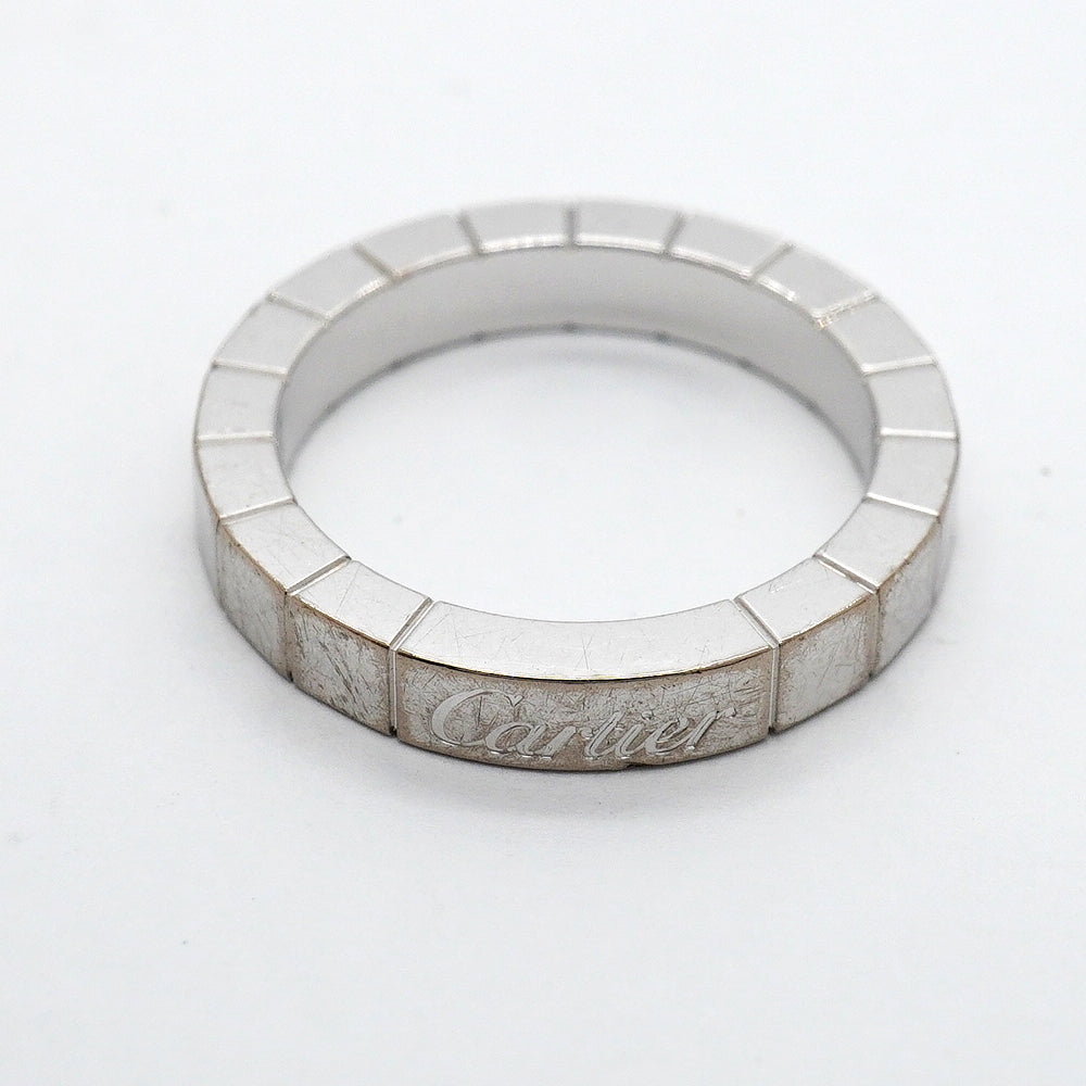 【6jhb0490】カルティエ リング ラニエール K18WG ホワイトゴールド ＃48【中古】レディース