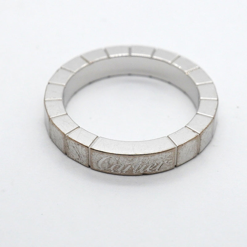 【6jhb0490】カルティエ リング ラニエール K18WG ホワイトゴールド ＃48【中古】レディース