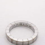 【6jhb0490】カルティエ リング ラニエール K18WG ホワイトゴールド ＃48【中古】レディース