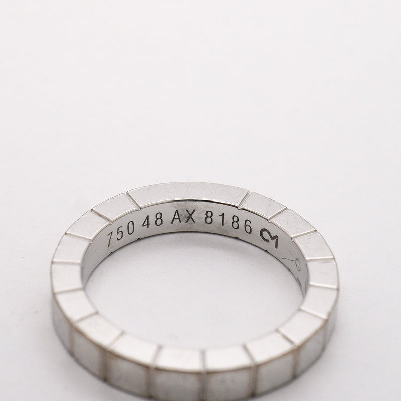 【6jhb0490】カルティエ リング ラニエール K18WG ホワイトゴールド ＃48【中古】レディース
