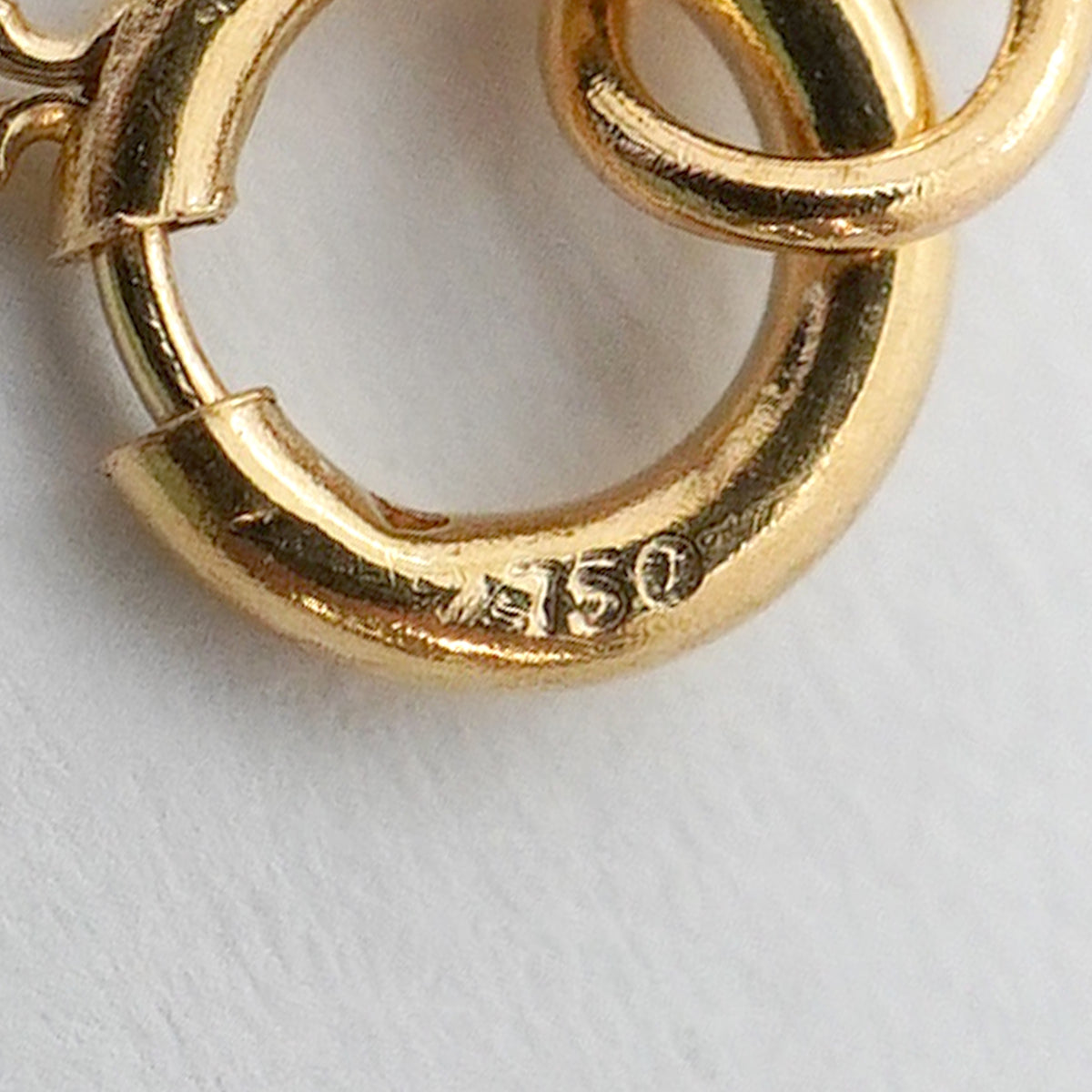 【6jhb0497】ティファニー ネックレス シグネチャー K18YG イエローゴールド【中古】レディース