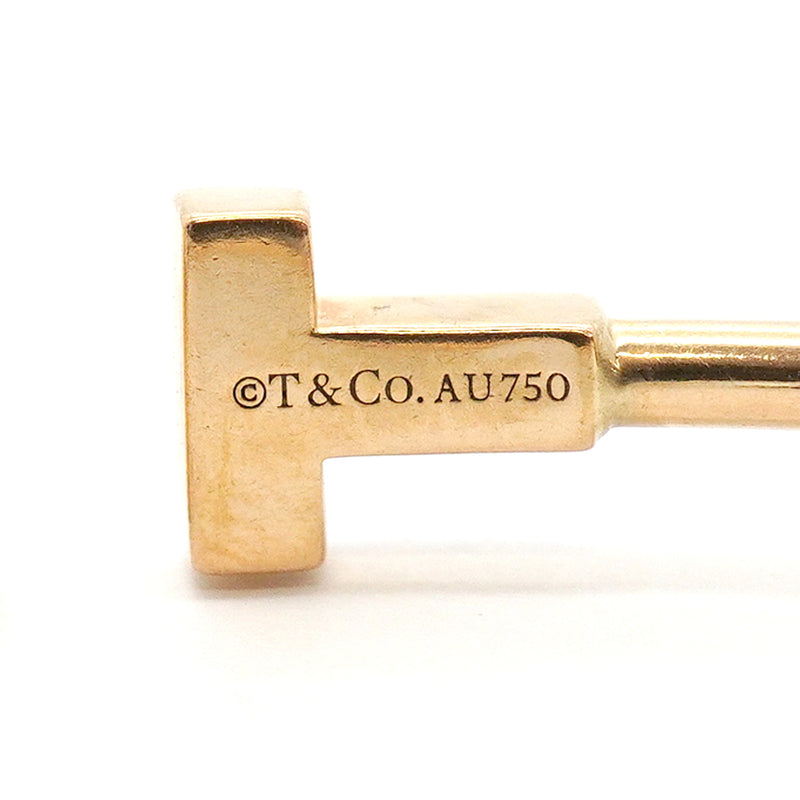 【6jhb0501】ティファニー バングル Tワイヤー ナロー K18PG ピンクゴールド【中古】レディース