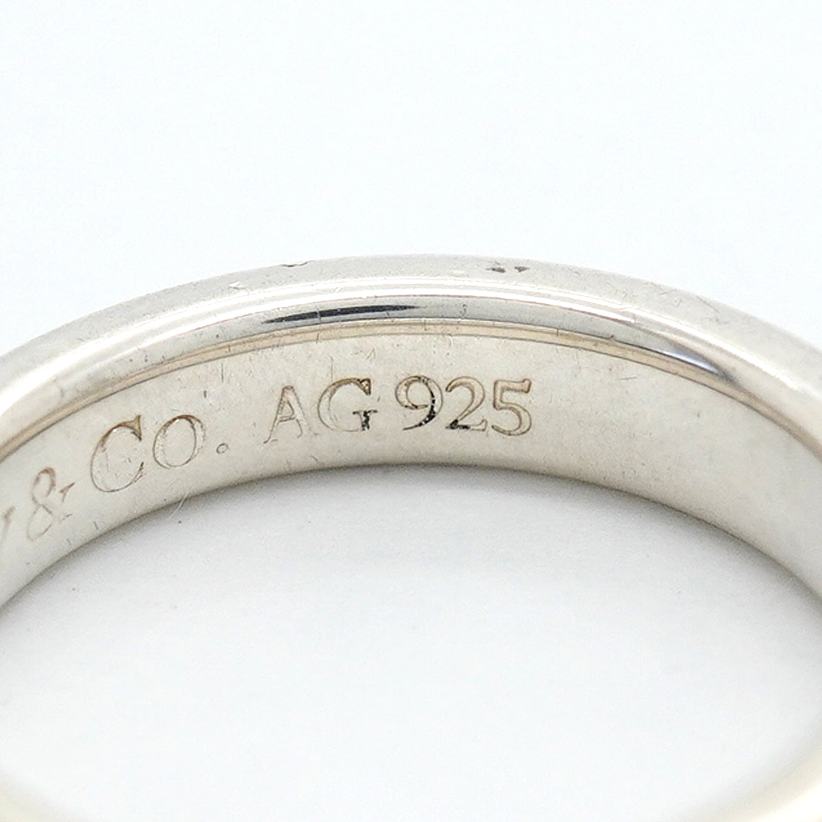 【6jhb0503】ティファニー リング ナロー シルバー925 9号【中古】レディース