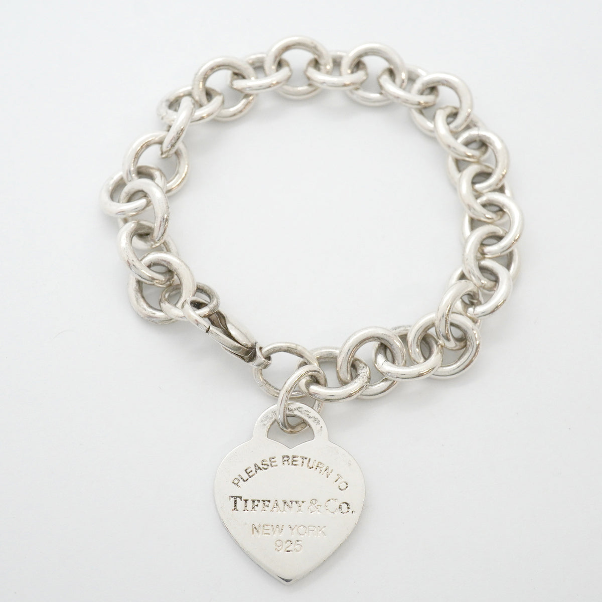 【6jhb0505】ティファニー ブレスレット リターントゥ/ハートタグ シルバー925【中古】レディース