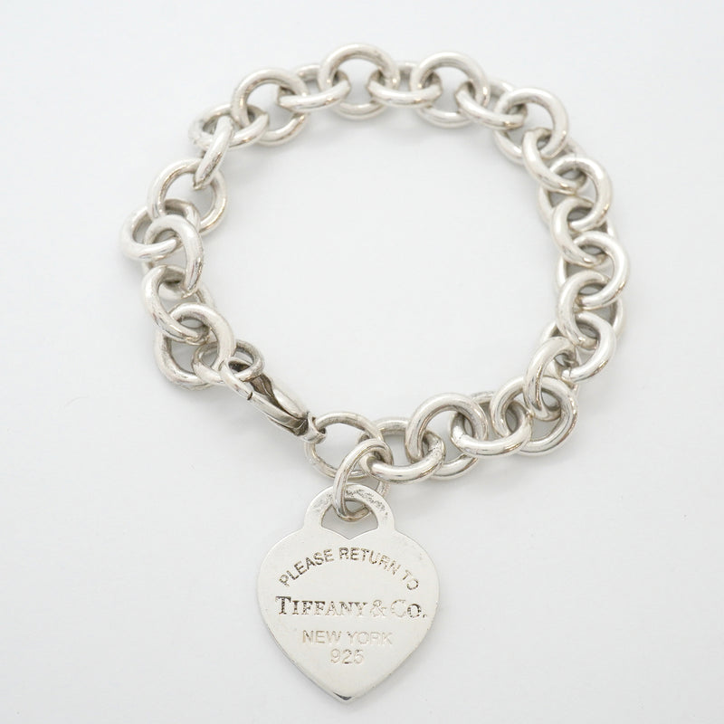 【6jhb0505】ティファニー ブレスレット リターントゥ/ハートタグ シルバー925【中古】レディース