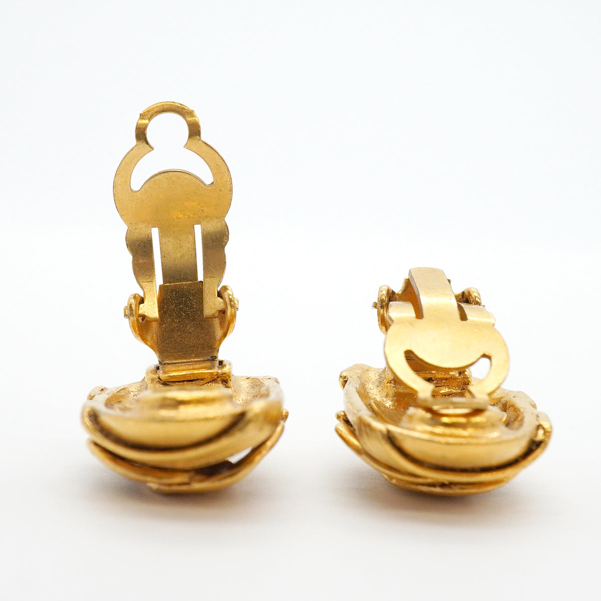 【6jhb0506】シャネル イヤリング ヴィンテージ ココマーク GPメッキ ゴールド【中古】レディース