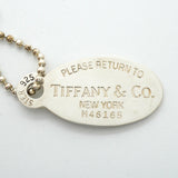 【6jhb0517】ティファニー ネックレス リターントゥ オーバル シルバー925【中古】レディース