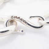 【6jhb0525】シャネル ブレスレット シャネルロゴ オーバル シルバー925【中古】レディース