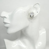 【6jhb0528】シャネル イヤリング シャネルロゴ シルバー925【中古】レディース