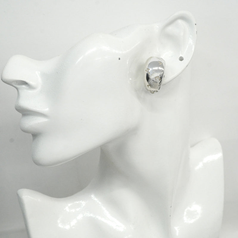 【6jhb0528】シャネル イヤリング シャネルロゴ シルバー925【中古】レディース