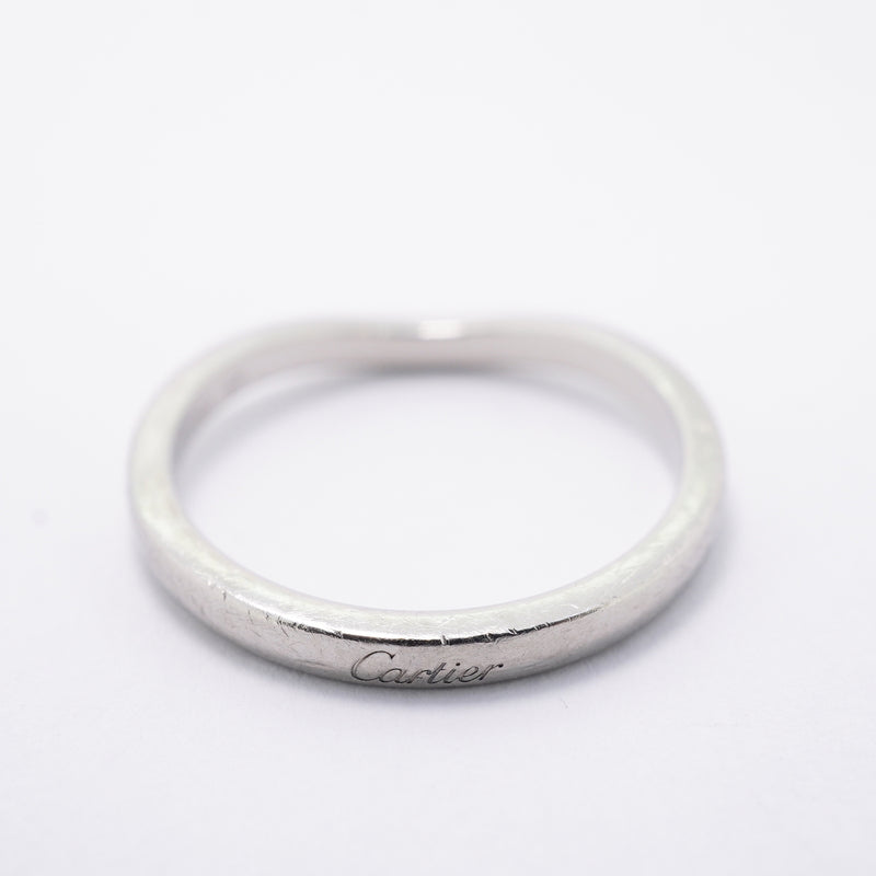 【6jhb0533】カルティエ リング バレリーナ Pt950 プラチナ ＃53【中古】レディース