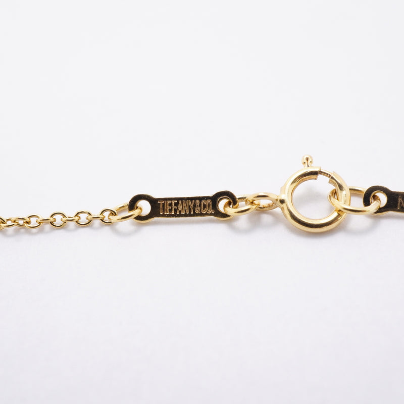 【6jhb0534】ティファニー ネックレス オープンハート K18YG イエローゴールド【中古】レディース