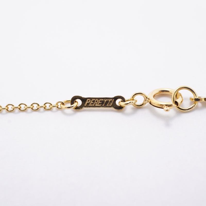 【6jhb0534】ティファニー ネックレス オープンハート K18YG イエローゴールド【中古】レディース