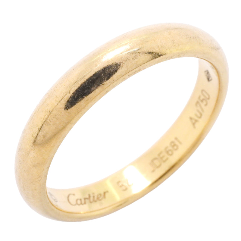 【6jhb0538】カルティエ リング クラシック K18YG イエローゴールド ＃54【中古】レディース