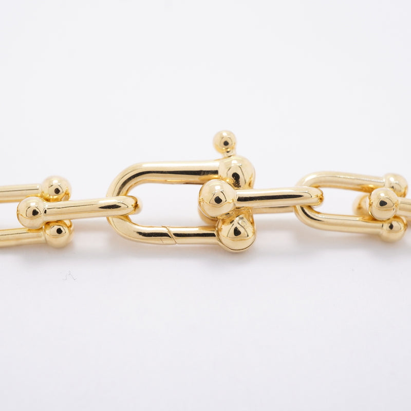 【6jhb0539】ティファニー ネックレス ハードウェア/スモールリンク K18YG イエローゴールド【中古】メンズ レディース ユニセックス