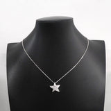 【6jhb0542】シャネル ネックレス コメット 星形 スター ラージ K18WG ホワイトゴールド ダイヤモンド【中古】レディース