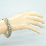 【6jhb0544】ティファニー バングル サマセット/メッシュ シルバー925【中古】レディース