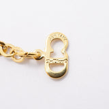 【6jhb0547】クリスチャンディオール ネックレス エンブレム GPメッキ ゴールド【中古】レディース