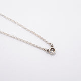 【6jhb0549】ティファニー ネックレス バイザヤード 1PD シルバー925 ダイヤモンド【中古】レディース