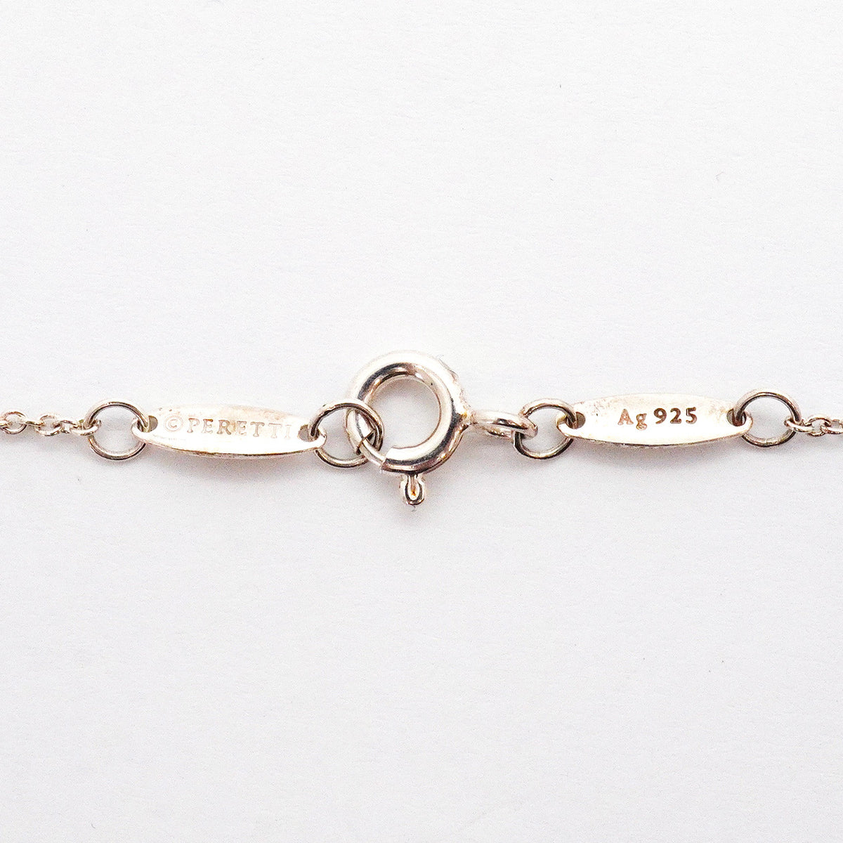【6jhb0549】ティファニー ネックレス バイザヤード 1PD シルバー925 ダイヤモンド【中古】レディース