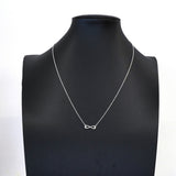 【6jhb0557】ティファニー ネックレス インフィニティ シルバー925【中古】レディース
