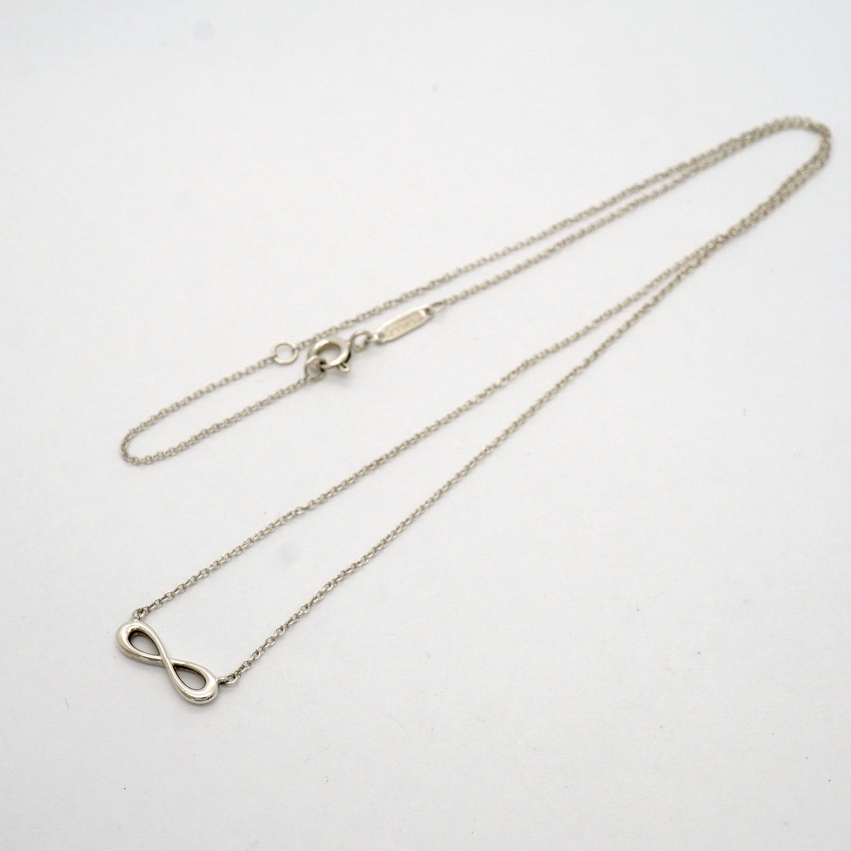 【6jhb0557】ティファニー ネックレス インフィニティ シルバー925【中古】レディース