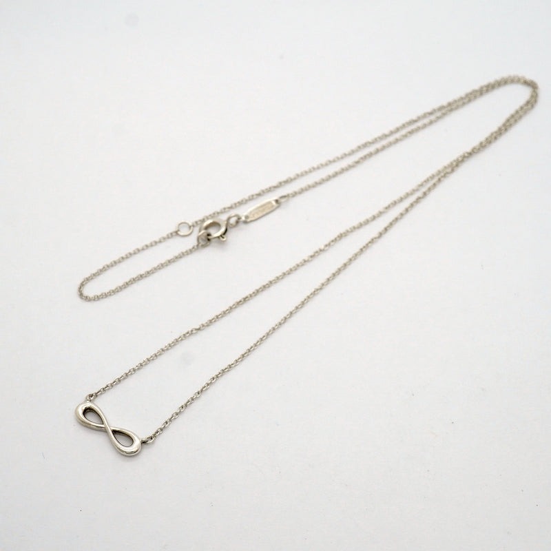 【6jhb0557】ティファニー ネックレス インフィニティ シルバー925【中古】レディース
