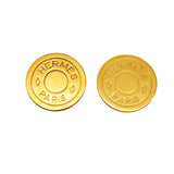 【6jhb0558】エルメス イヤリング セリエ GPメッキ ゴールド【中古】レディース