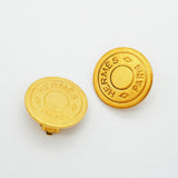 【6jhb0558】エルメス イヤリング セリエ GPメッキ ゴールド【中古】レディース