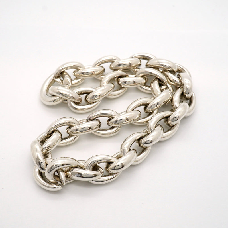 【6jhb0564】エルメス ネックレス アクロバットGM シルバー925【中古】メンズ