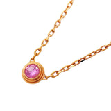 【6jhb0571】カルティエ ネックレス ダムール K18PG ピンクゴールド ピンクサファイア【中古】レディース