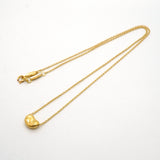 【6jhb0573】ティファニー ネックレス ビーン K18YG イエローゴールド【中古】レディース
